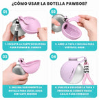 Botella de agua para mascotas