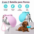Botella de agua para mascotas